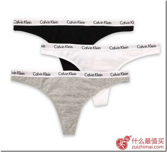 Calvin Klein 女士丁字裤3条装 $18 直邮到手￥127