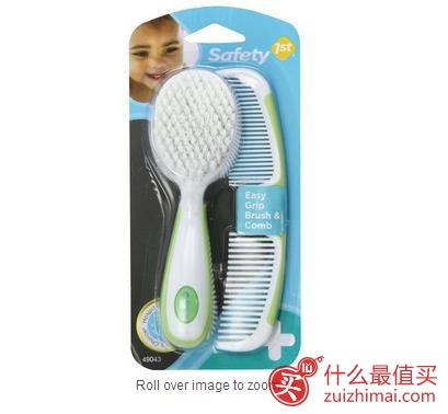 美亚单品推荐 : Safety 1st 婴儿安全易握梳子刷子组 $3.99（约26元） 可直邮