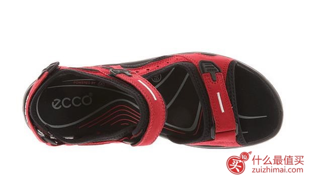 6PM 8月优惠 ECCO爱步女士户外凉鞋 红黑配色 5折好价$65 转运到手约496元