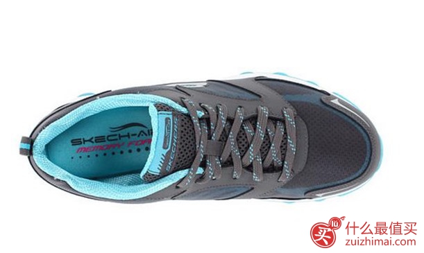 6PM 8月优惠 SKECHERS斯凯奇Skech-Air女士休闲运动鞋 蓝色款 特价$27.99，转运到手约256元