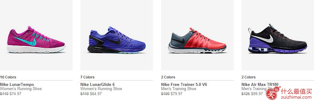  耐克Nike美国官网8月优惠  精选清仓商品折上折热卖  额外8折