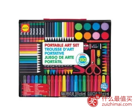 Amazon美国亚马逊9月优惠 : Alex Toys 爱丽克丝 儿童便携式画箱套装 $14.19（约91元）