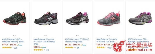 Amazon美国亚马逊11月优惠 男、女款运动跑鞋限时特卖  New Balance、Asics、Saucony、Merrel等【低至$26.45】 