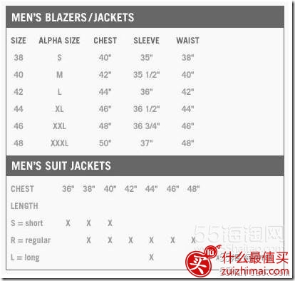 凯尼斯&middot;柯尔 Kenneth Cole尺码对照表，Kenneth Cole衣服、Kenneth Cole鞋子尺码对照表-图片10
