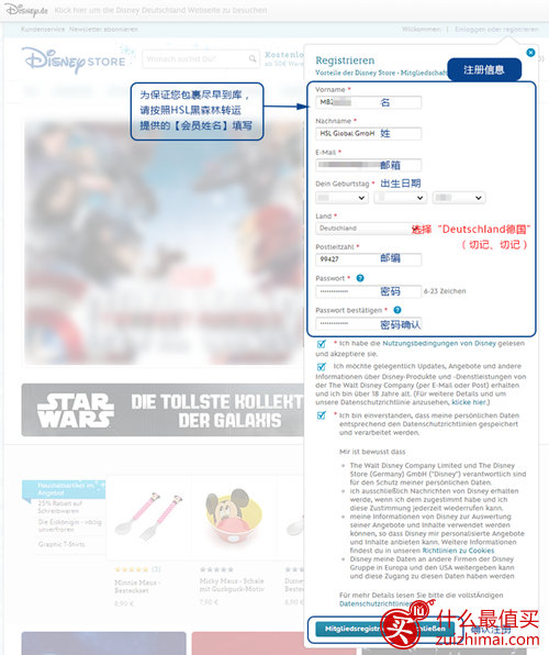 Disney迪士尼德国官网 海淘购物攻略/教程 手把手教你怎么买