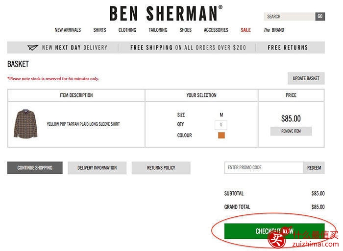 英国服装购物网站Ben Sherman海淘攻略 宾舍曼海淘攻略-图片5