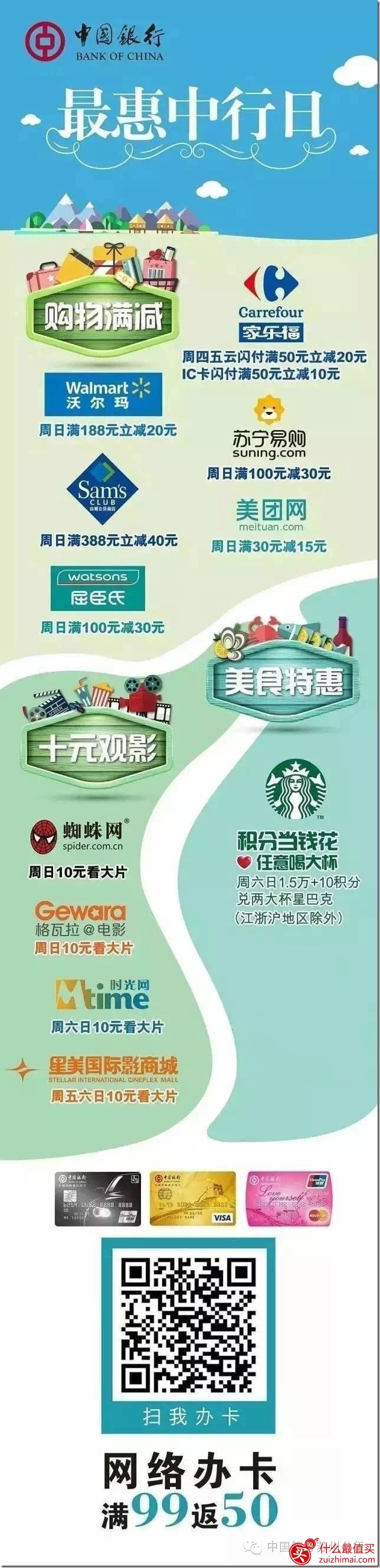 5月优惠全攻略 持有中行信用卡，享10大优惠礼遇
