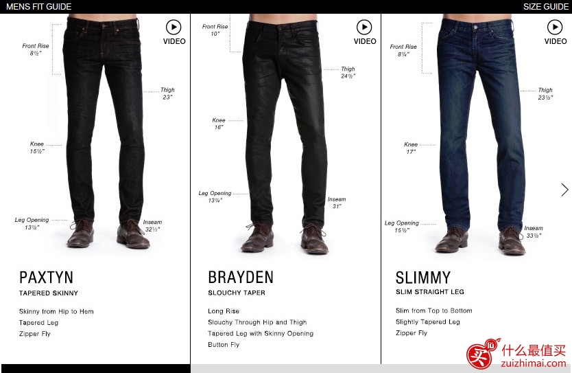 7 for all mankind 尺码 7forallmankind尺码对照表 男女-图片6