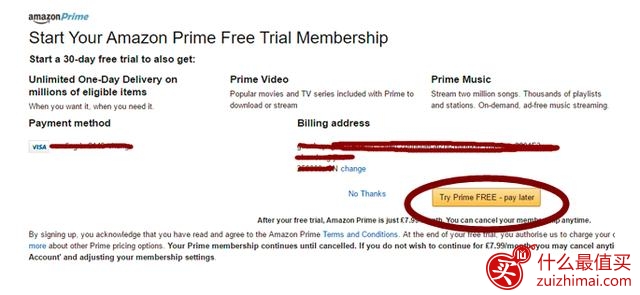 英国亚马逊prime会员教程 英亚prime会员免费30天试用 开通 分享和取消教程-图片6