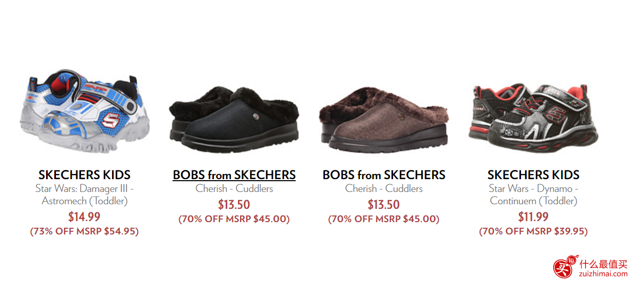 6pm现有Skechers低价上新3折	满额包邮 可免费代购-图片2