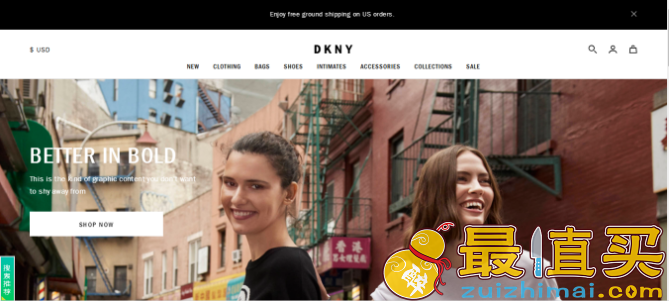 DKNY官网海淘攻略，DKNY一家极具有纽约时代气息的网站-图片1