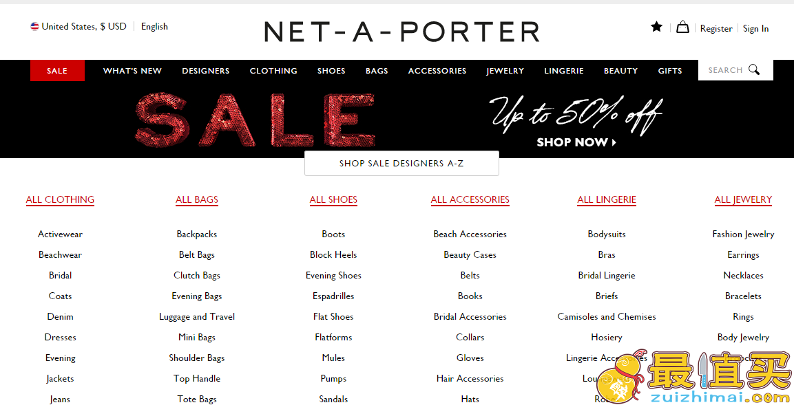 Net-a-porter优惠码-Net-a-porter美国站黑五优惠折扣低至5折促销