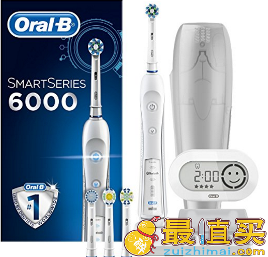 亚马逊海外购Oral-B 欧乐B 6000 蓝牙电动牙刷 Prime会员到手约￥546.52