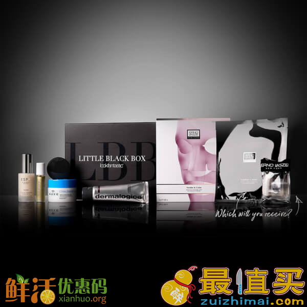 Lookfantastic Little Black Box圣诞礼盒 价值£218，售价£50