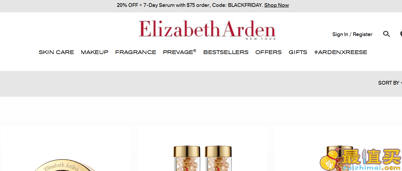 Elizabeth Arden雅顿官网5折+四重大礼 换购礼包 正装时空胶囊等等 迷之BUG！