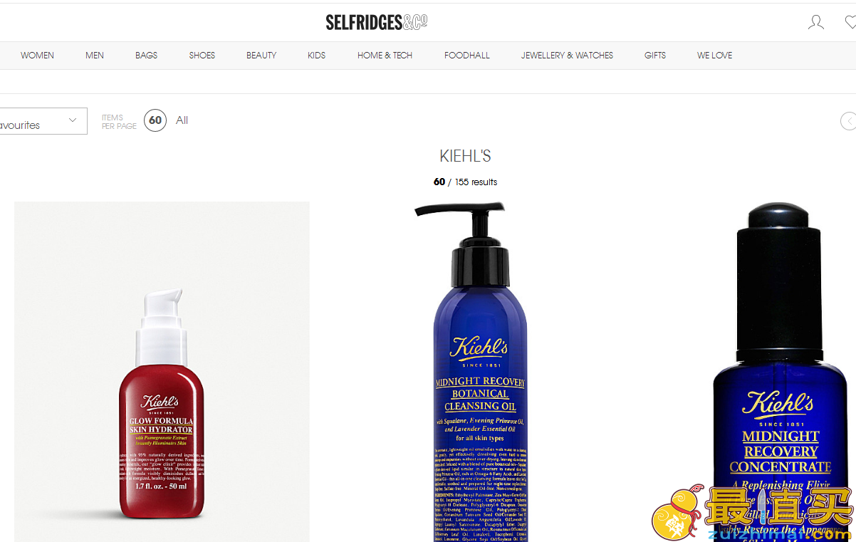 Selfridges优惠码2018-Selfridges官网有KIEHL'S 科颜氏经典护肤额外9折促销
