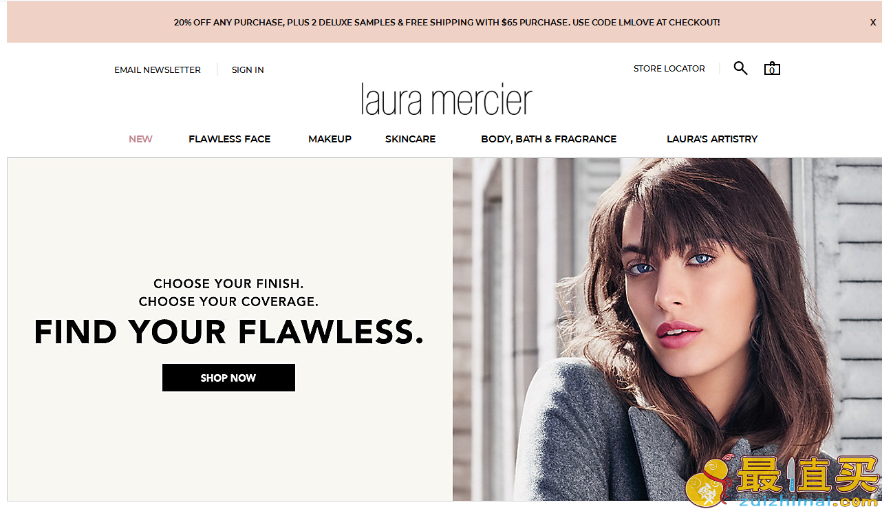 Laura Mercier优惠码2018-Laura Mercier官网全场美妆8折促销 新人可叠加额外85折