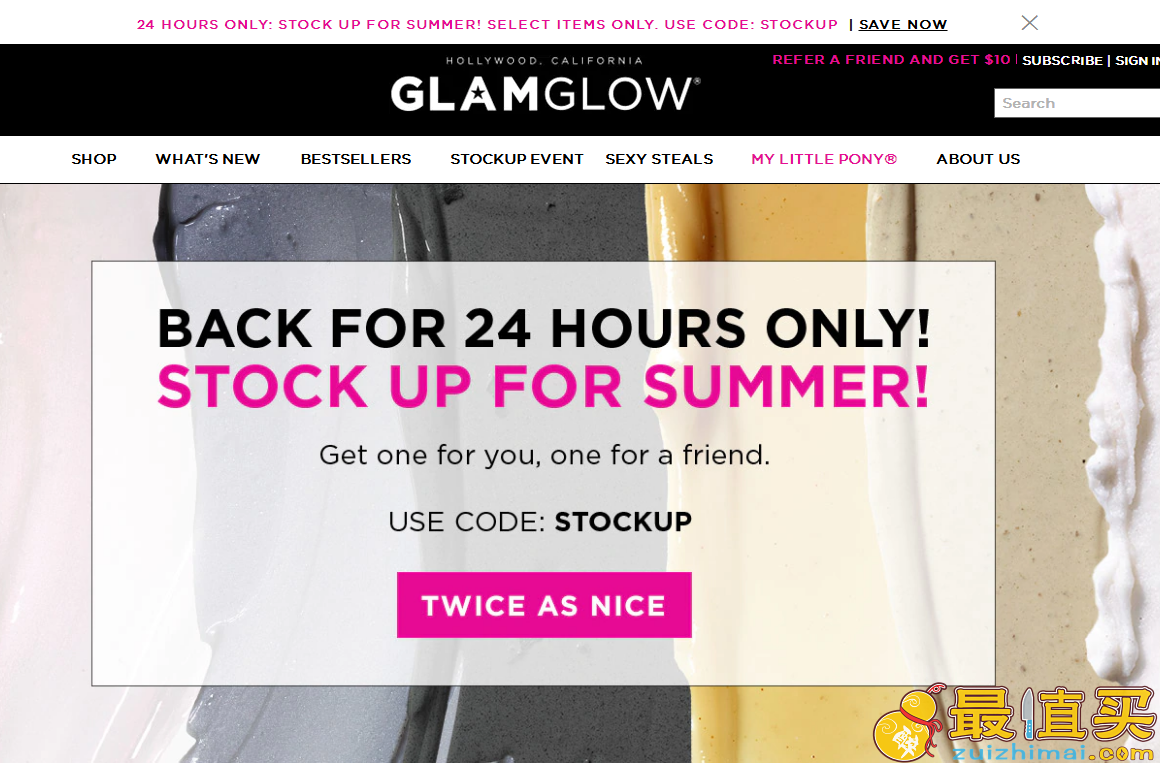 Glam Glow优惠码2018-Glam Glow官网精选发光面膜买一送一再来