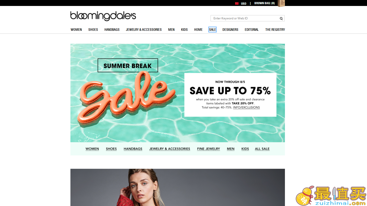 Bloomingdales优惠码2018-官网服饰鞋包等热卖$285收Burberry手包低至2.5折+额外8折$190收SW一字带