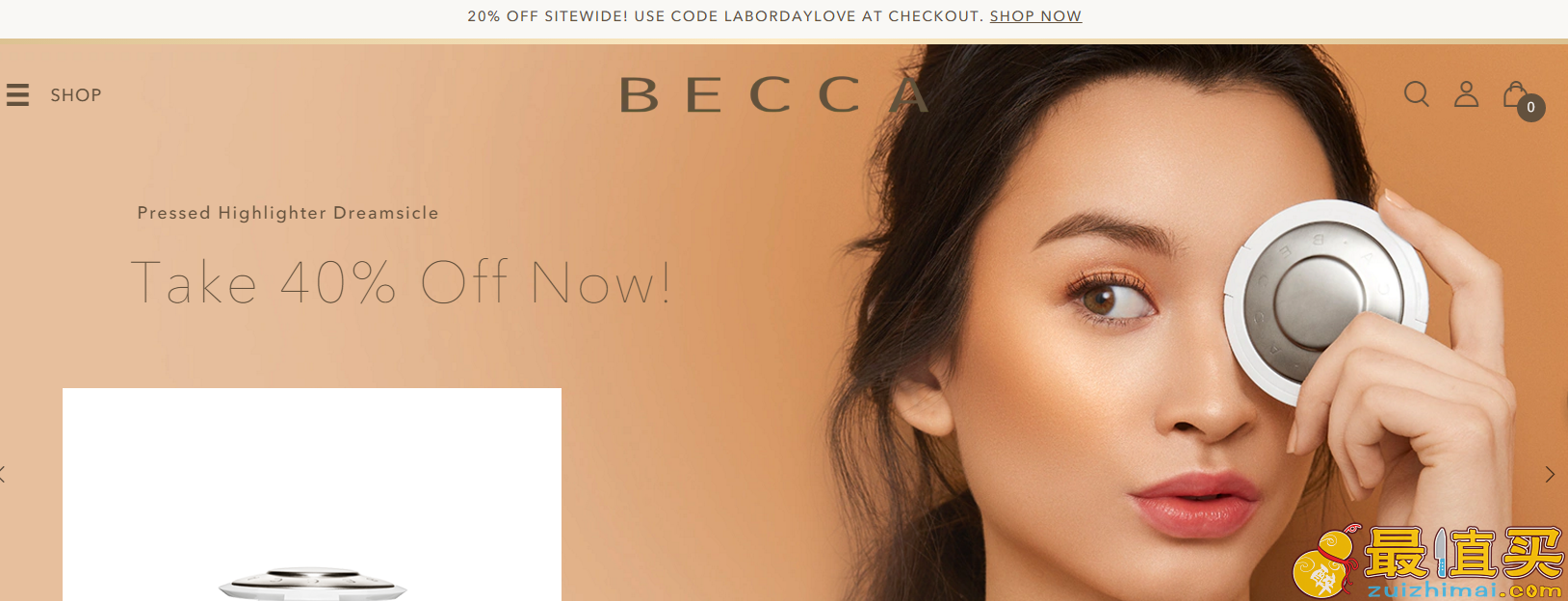 Becca优惠码2018 Becca官网 Labor Day全场彩妆额外8折促销