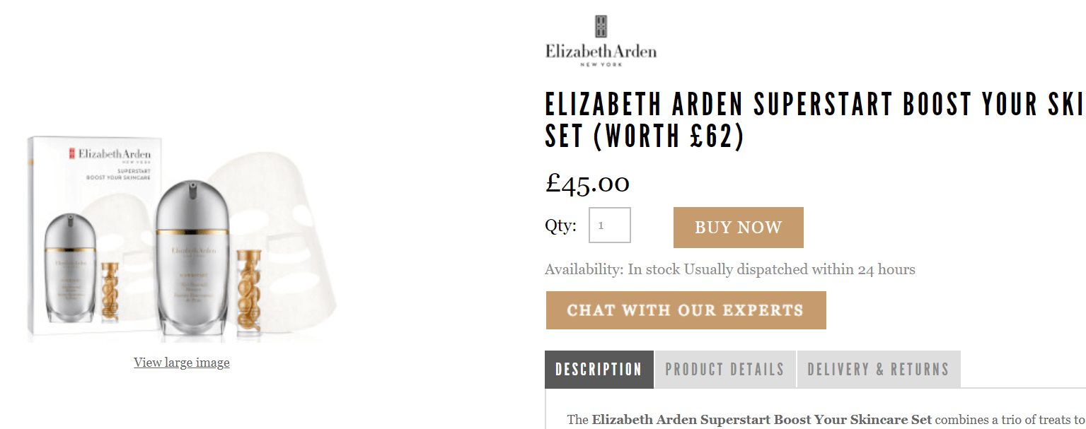 Mankind折扣码2018 Elizabeth Arden伊丽莎白·雅顿小银弹礼盒8折£36.00 满£40免费直邮中国