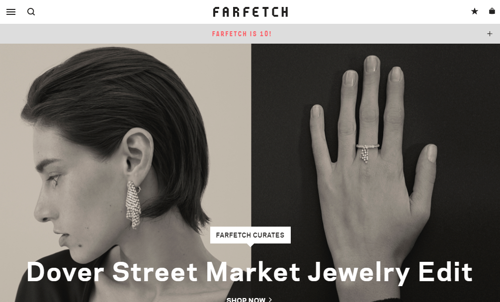Farfetch折扣码2018 十周年庆全场正价服饰 鞋包等额外85折促销可免费直邮中国