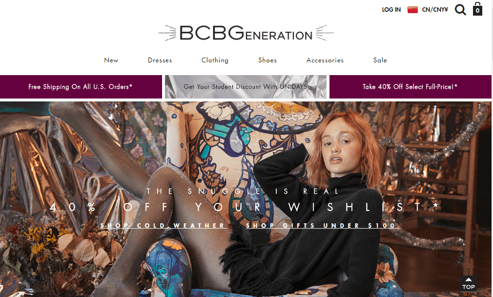 BCBGeneration优惠码2018 精选正价服饰额外6折促销美国免邮