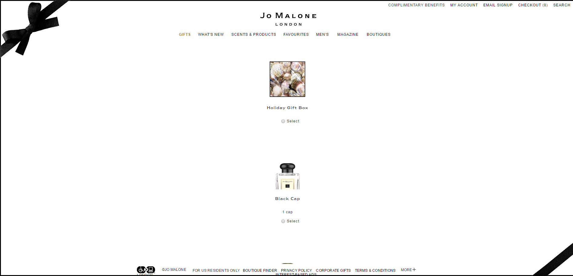Jo Malone祖马龙优惠码2018 黑五全场满0送香水4件套美国免邮