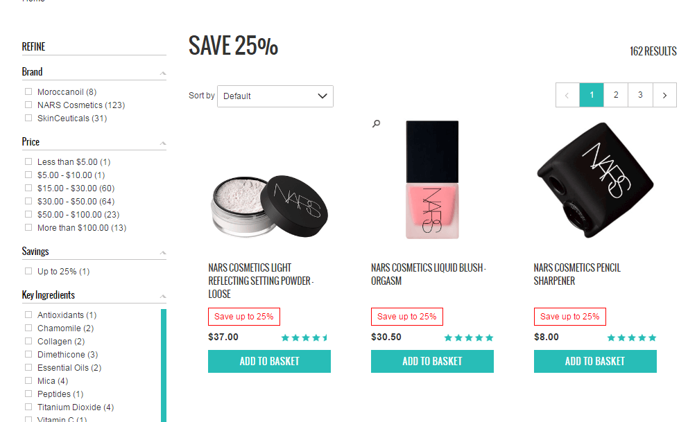 Lookfantastic折扣码2018 解禁直邮+额外75折！Lookfantastic有NARS、Origins大菌菇水等促销杜克也打折了