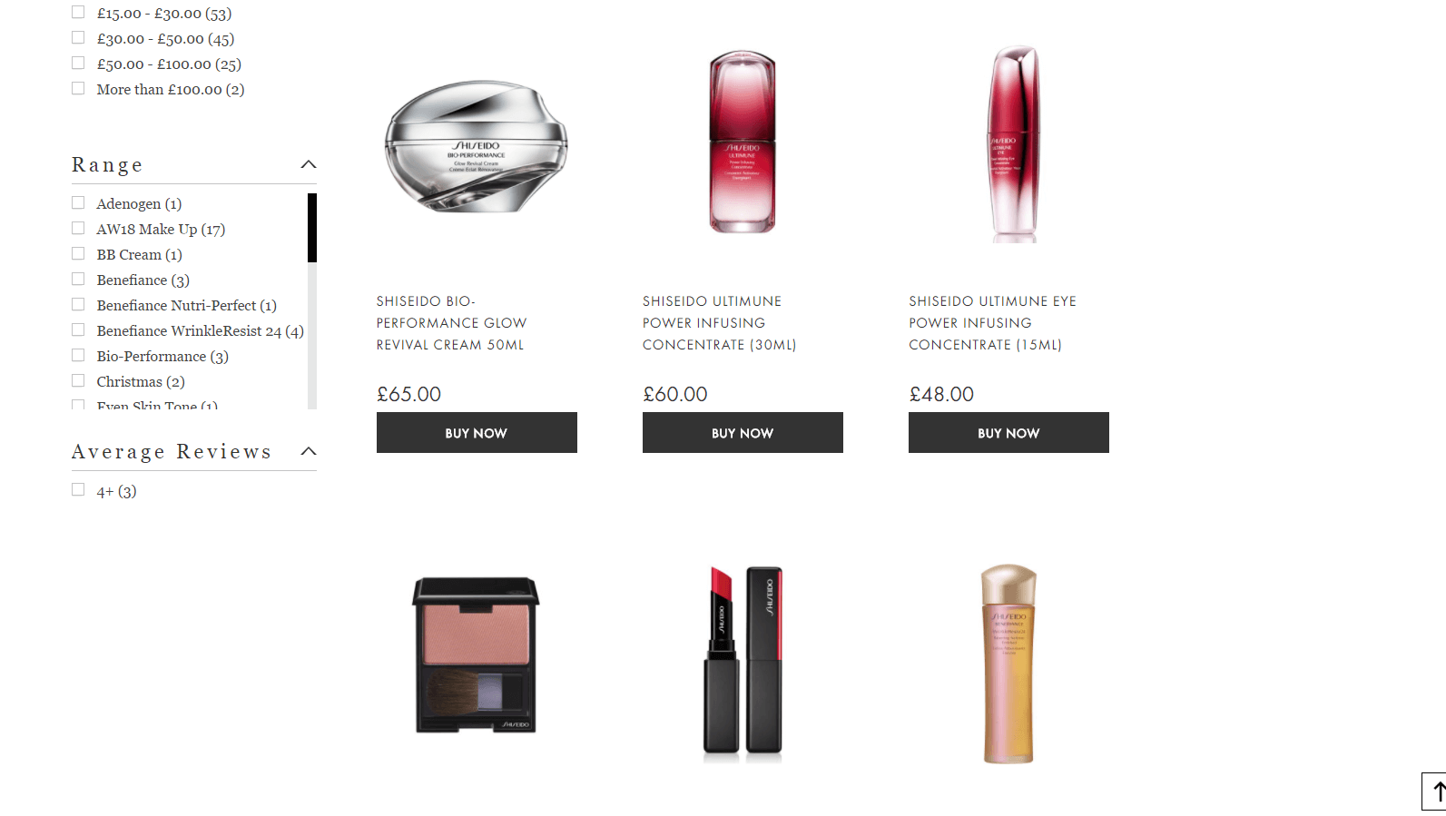 Beauty Expert折扣码2018 现有Shiseido资生堂精选护肤彩妆单品低至6.7折+额外9.5折促销收平角粉底刷/三色腮红