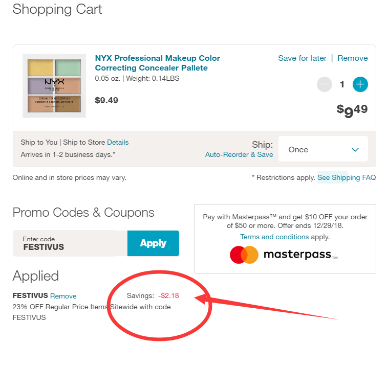 Walgreens优惠码2018 全场美妆个护等正价商品77折促销限时一天 nyx遮瑕 .3-图片2
