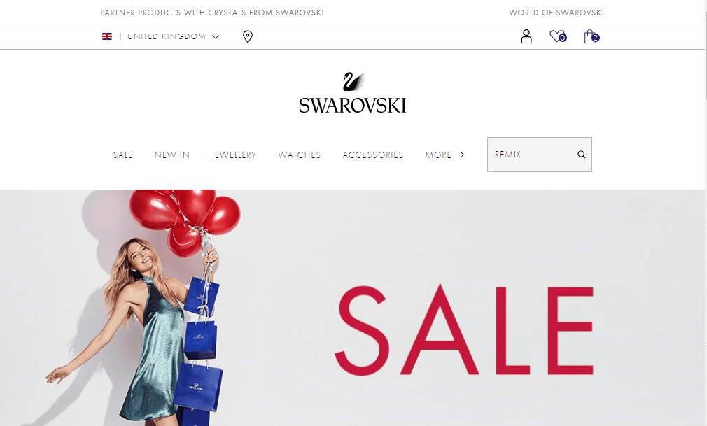 Swarovski折扣码2018 施华洛世奇英国官网圣诞精选商品5折促销REMIX系列第2条手链减£9/第3条手链开始每条减£19-图片2