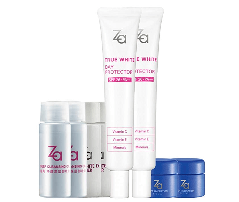 亚马逊中国优惠码2026 秒杀！资生堂ZA姬芮真皙美白隔离霜 SPF26/PA++35g*2支 赠6件小样券后实付￥99