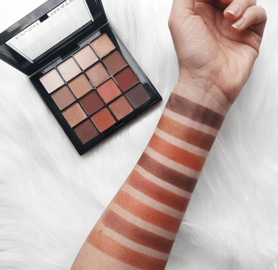 Lookfantastic折扣码2026 NYX专业16色眼影盘Warm Neutrals色凑单7.2折£11.52(约102元)-图片1