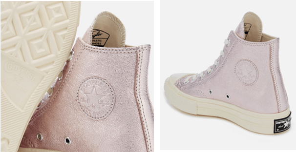 Coggles折扣码2026 Converse匡威 All Star ’70 女士高帮帆布鞋3折¥258 凑单直邮国内 支持支付宝-图片1