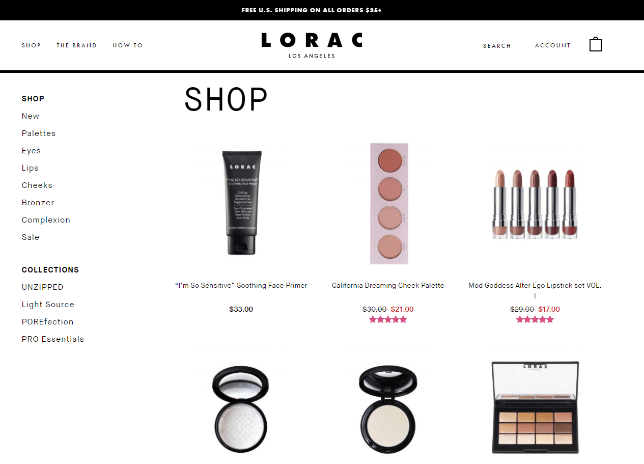 LORAC优惠码2026 全场满减促销满额免邮