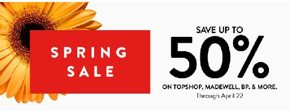 Nordstrom优惠码2026 现精选时尚类服饰鞋包低至5折促销美国免邮-图片1