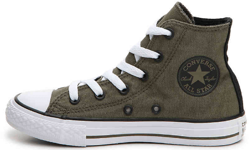 CONVERSE匡威优惠码2026 CHUCK TAYLOR ALL STAR高邦大童款帆布鞋折后$26.3