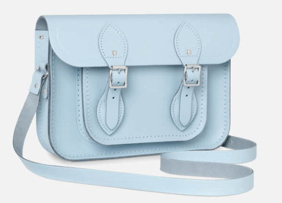 Mybag折扣码2026 THE CAMBRIDGE SATCHEL COMPANY 11寸女士剑桥包-冰激凌蓝凑单4折￥498.8 直邮国内 支持支付宝付款-图片1