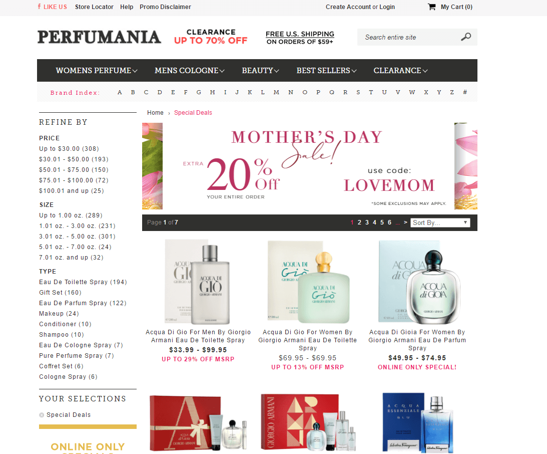 Perfumania优惠码2026 母亲节精选彩妆香氛额外8折促销满送托特包