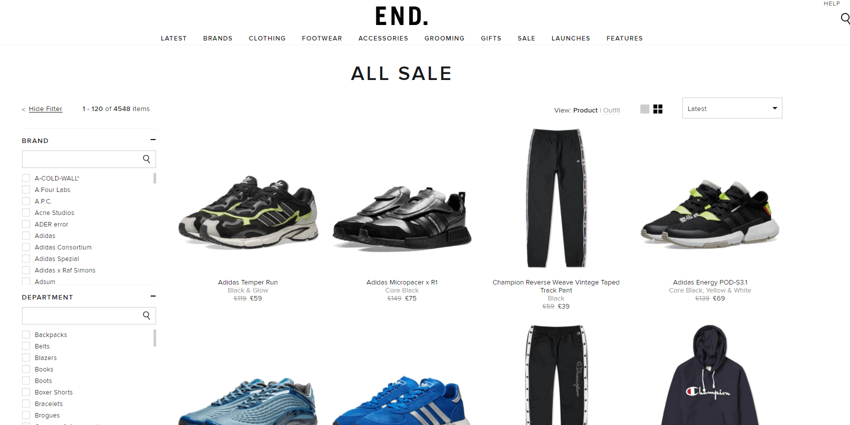 End Clothing优惠码2026 折扣区低至3折促销多款上新