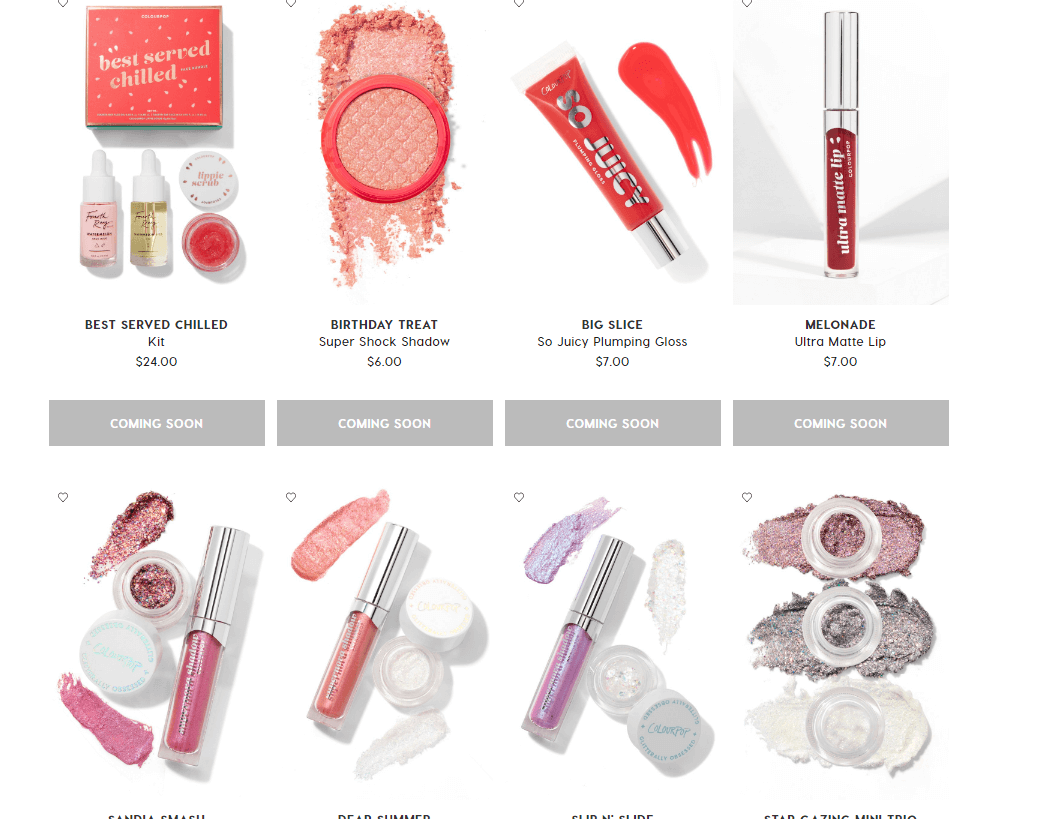 ColourPop优惠码2026 卡拉泡泡五周年生日月watermelon西瓜系列17日上新1点上架-图片2