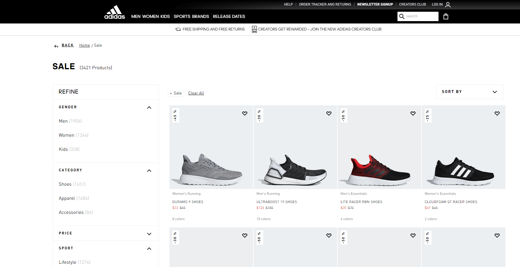Adidas优惠码2026 阿迪达斯美国官网七月小黑五全场鞋服额外7折促销美国免邮