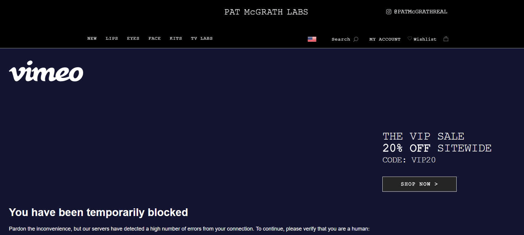 Pat McGrath Labs优惠码2026 VIP特卖会全场8折美国免邮