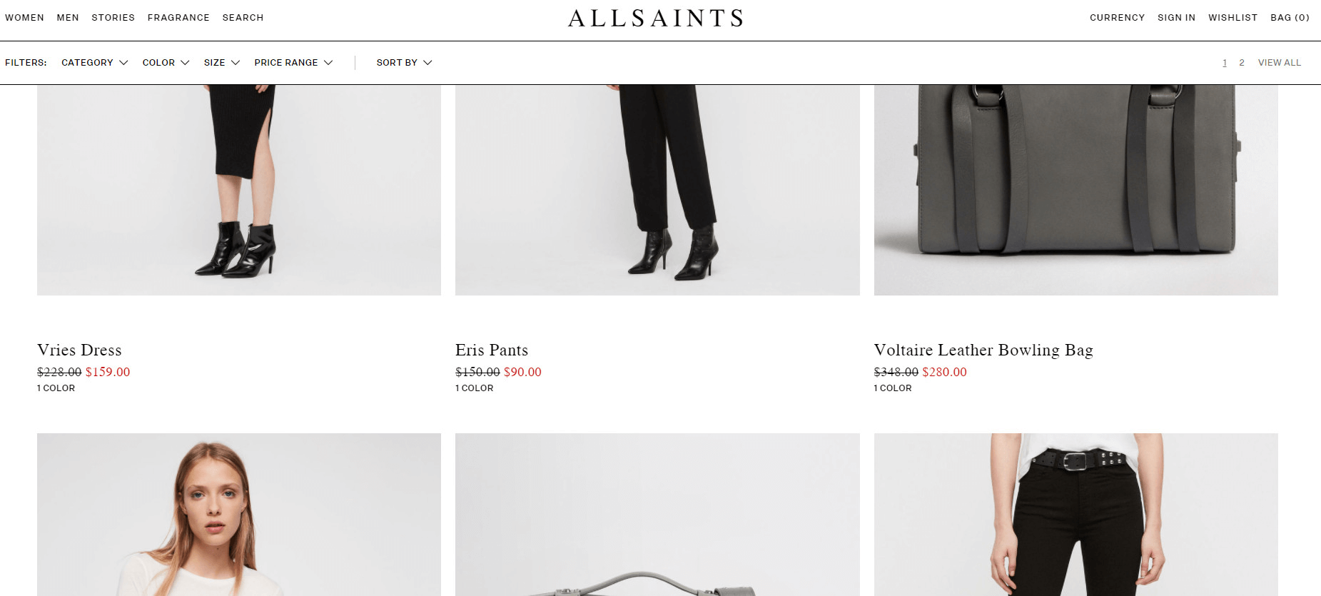 Allsaints优惠码2026 率性女孩设计感秋冬穿搭特卖低至5折 收百搭上衣