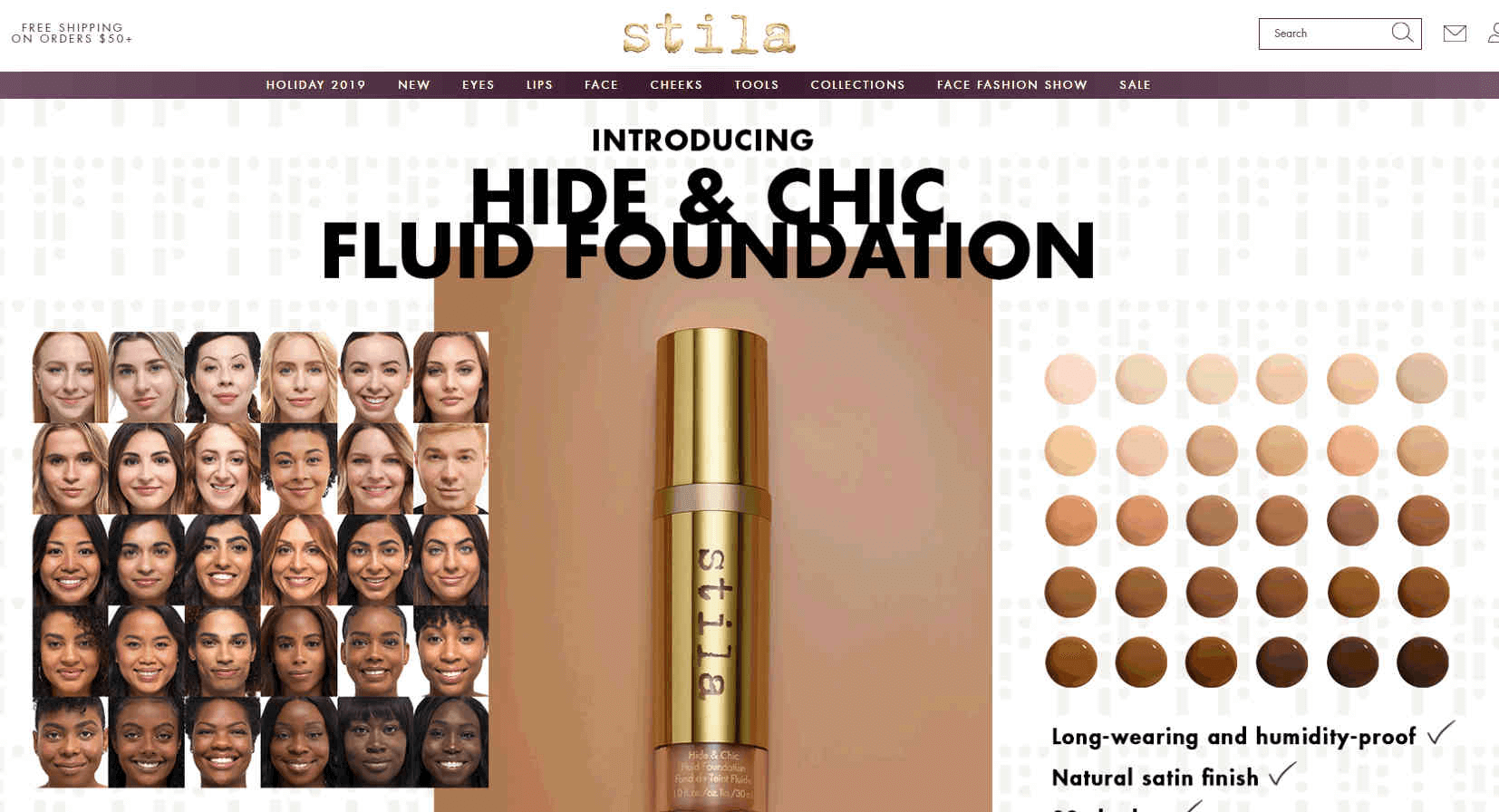 Stila Cosmetics优惠码2026 精选脸部彩妆护肤额外7折促销满额包邮