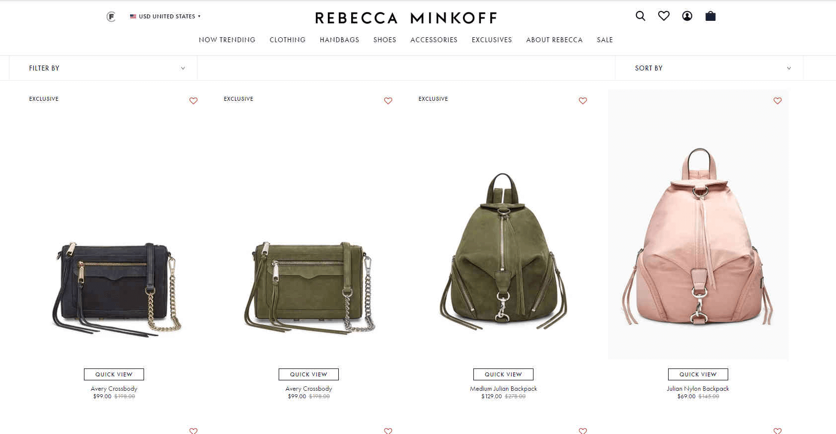 Rebecca Minkoff优惠码2026 现有精选服饰鞋包低至3折促销美境免邮