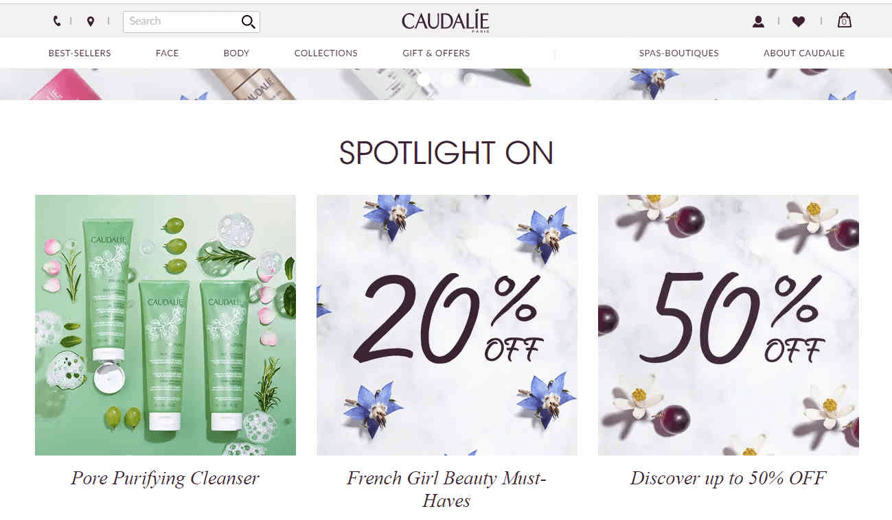 Caudalie优惠码2026 欧缇丽官网亲友特卖会全场正价美容护肤8折促销满额免邮