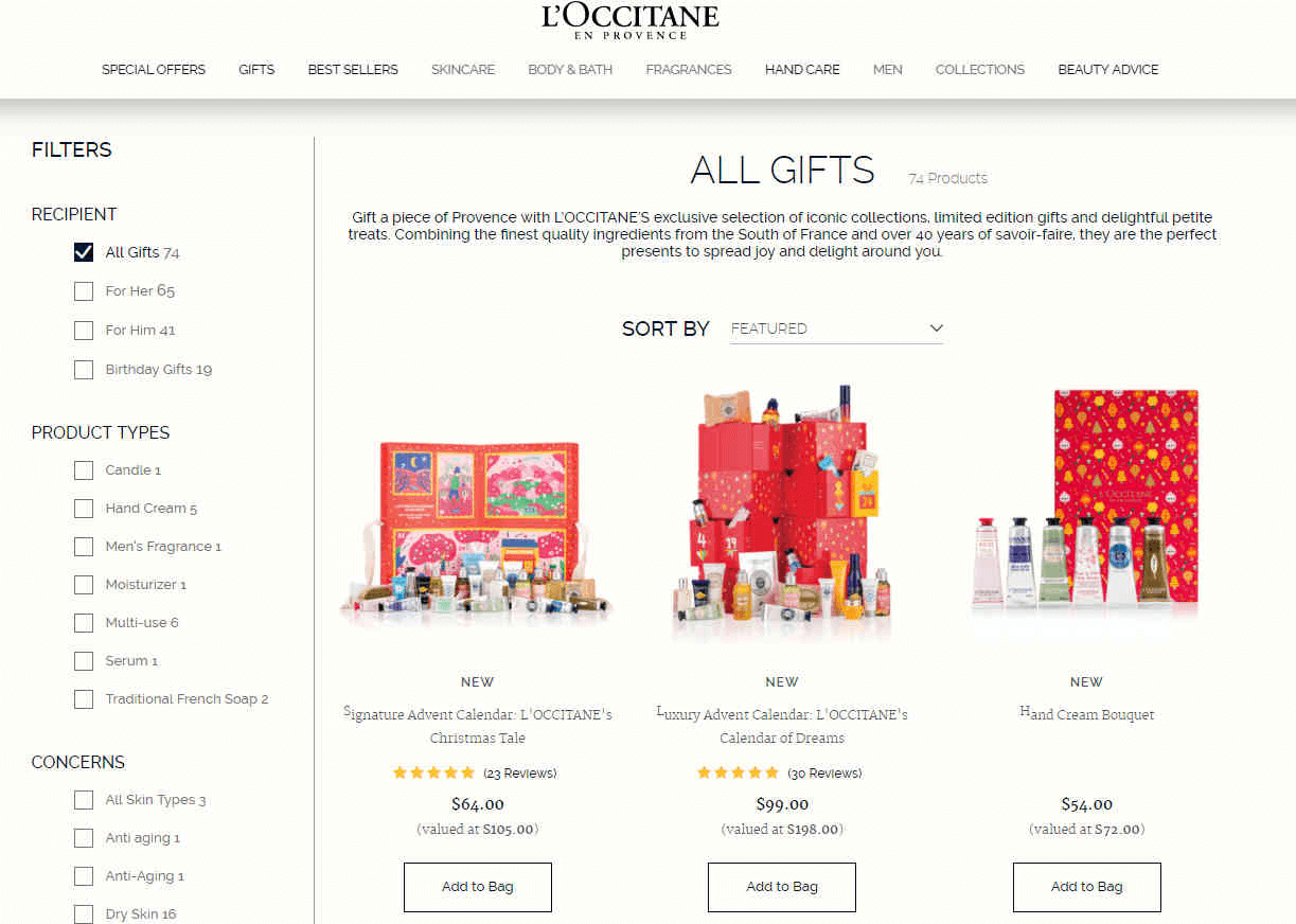 L'Occitane优惠码2026 欧舒丹美国官网上架系列节日限量套装满赠好礼