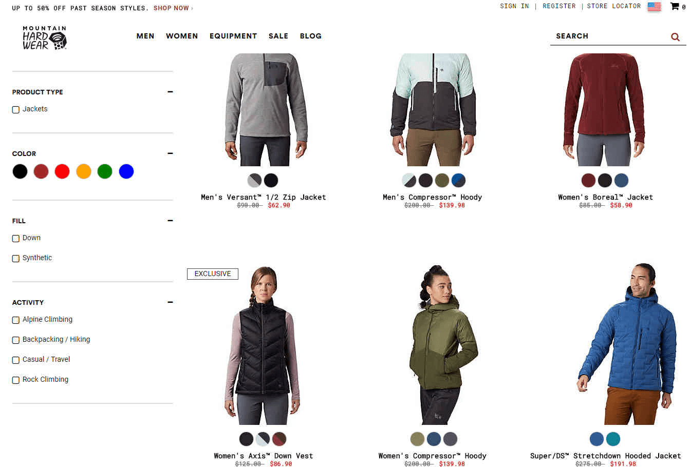 Mountain Hardwear优惠码2026 现有精选户外服饰5折促销美国免邮